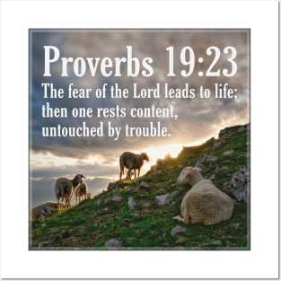 Proverbs 19:23 Posters and Art